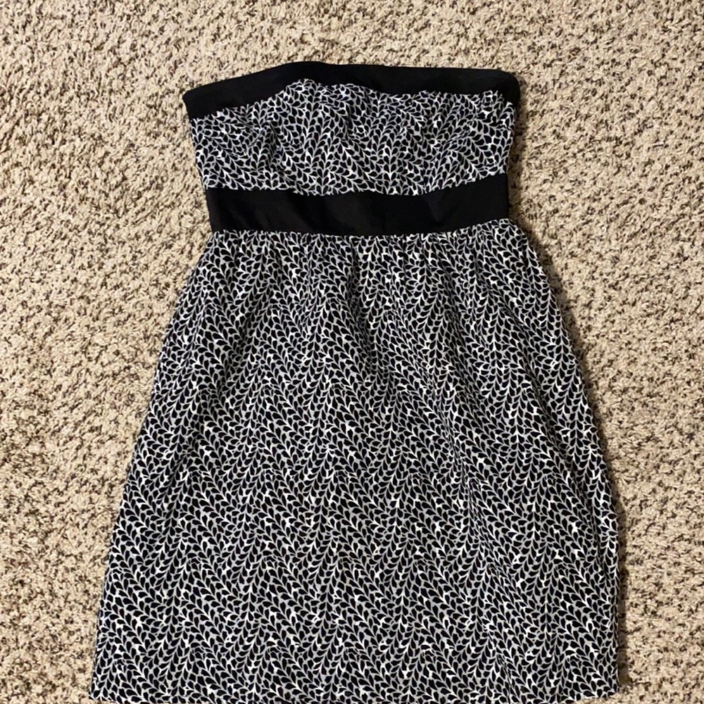 Emmalee strapless dress.